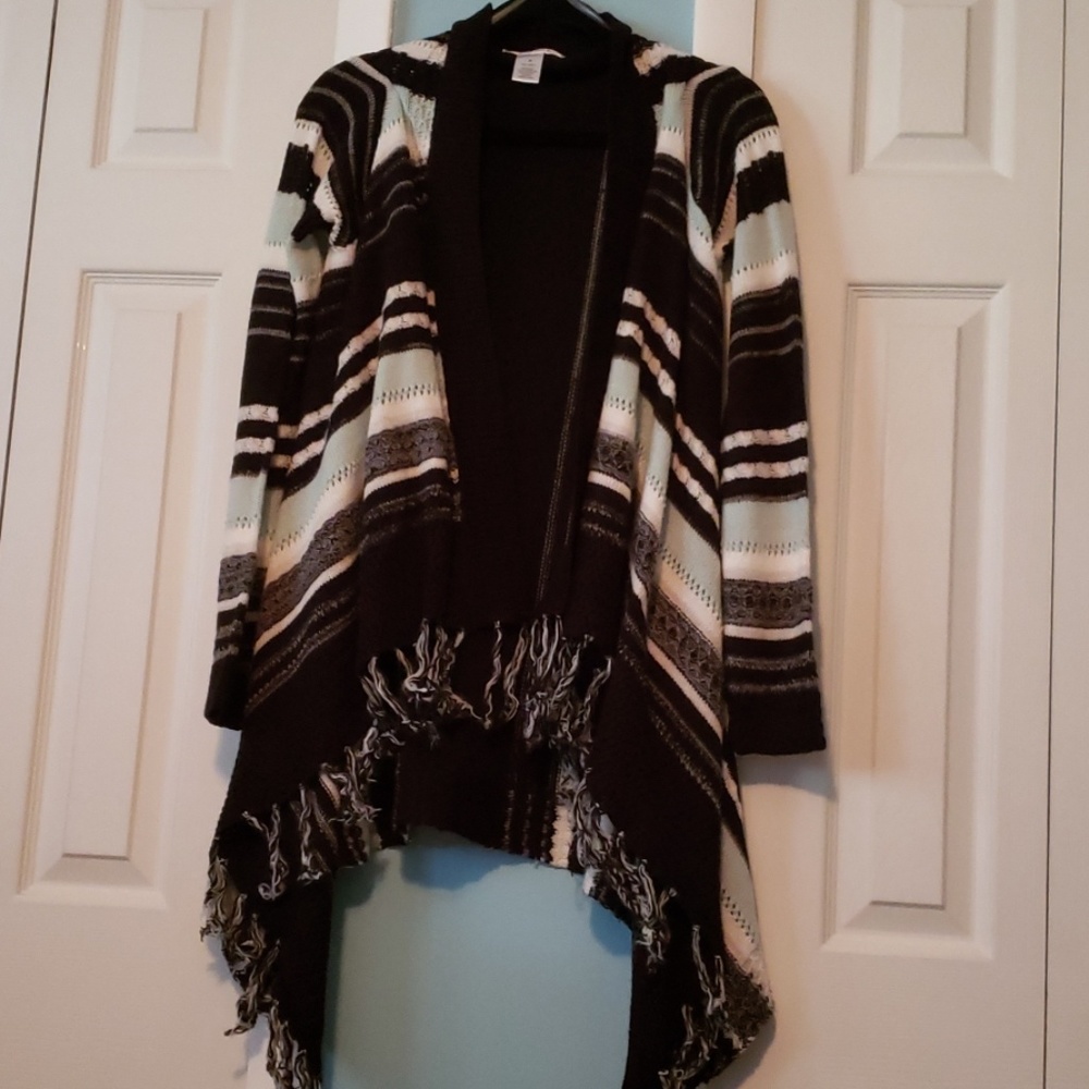 Say What brand Striped Cardigan